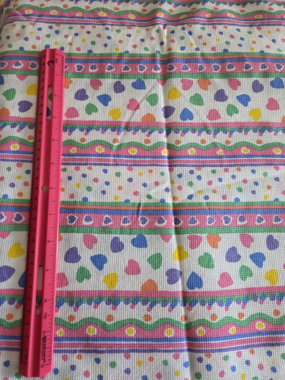 Rare Cranston Print Works Schwartz Liebman Tex U.S.A. 1980's Knit Fabric 87in